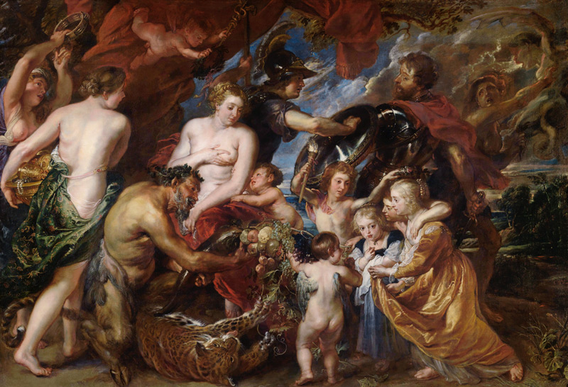 Minerva Protects Pax from Mars (Peace and War) de Peter Paul Rubens