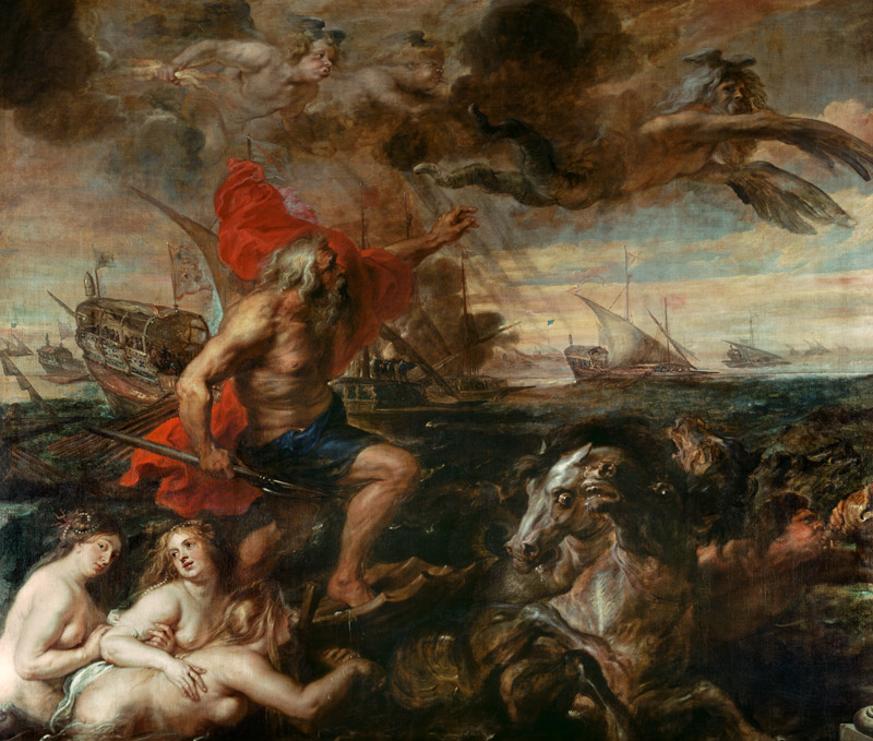 Rubens / Neptune, calming the Waves de Peter Paul Rubens