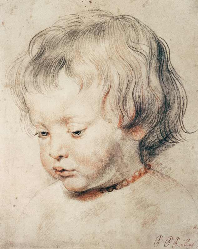 Retrato de un niño de Peter Paul Rubens