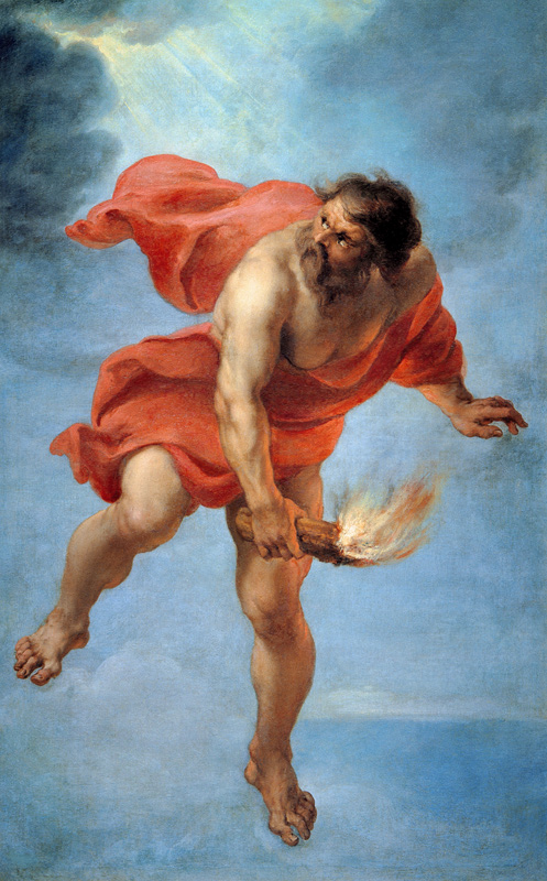J.Cossiers / Prometheus / c.1637 de Peter Paul Rubens