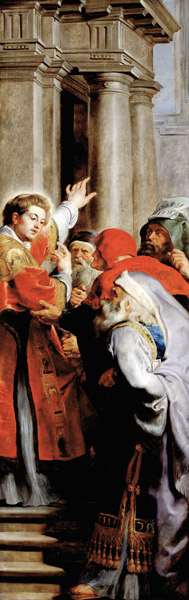 St. Stephen Preaching, from the Triptych of St. Stephen de Peter Paul Rubens