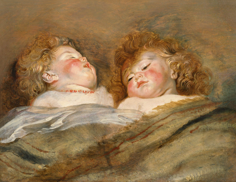 Two Sleeping Children de Peter Paul Rubens