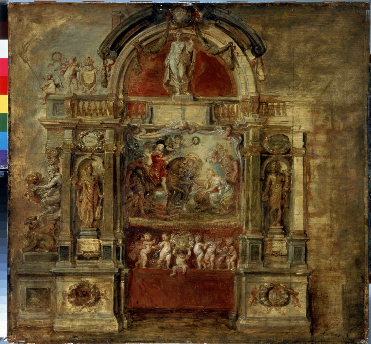 Arrival of Prince Ferdinand de Peter Paul Rubens