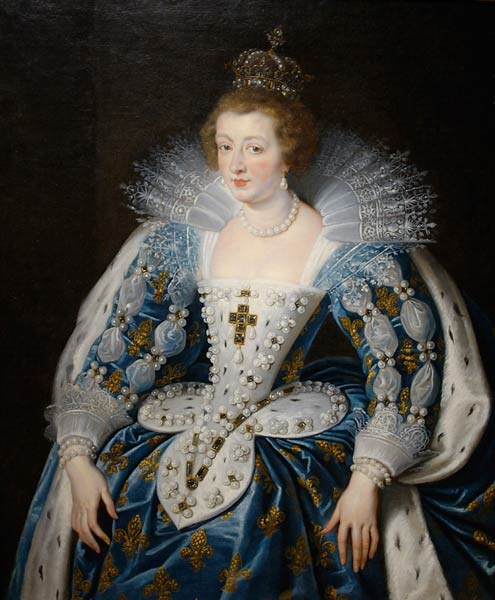 Portrait of Anne of Austria, Queen of France and Navarre (1601-1666) de Peter Paul Rubens