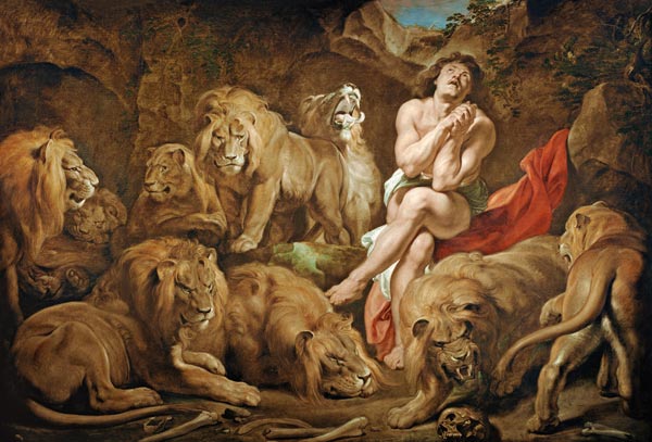 P. P. Rubens, Daniel in the Lion s Den. de Peter Paul Rubens
