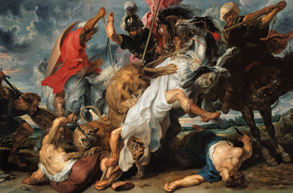 Caza de León de Peter Paul Rubens