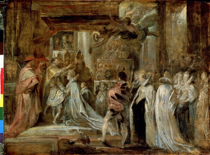 The Coronation of Marie de' Medici de Peter Paul Rubens
