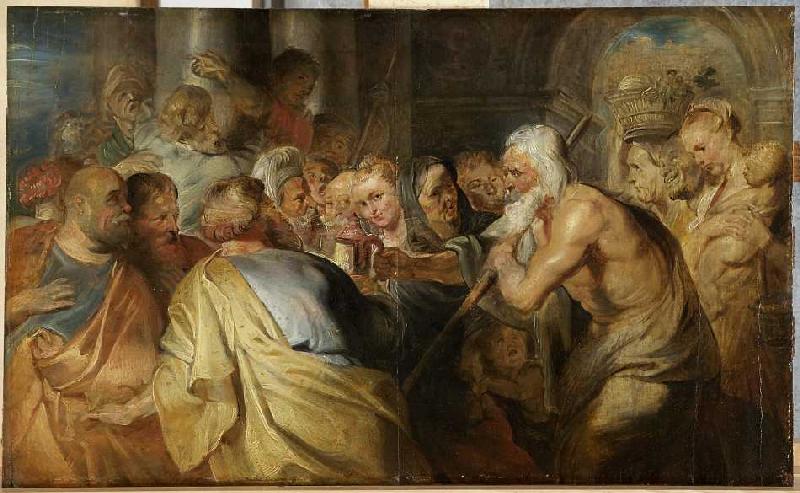 Diogenes sucht Menschen. de Peter Paul Rubens