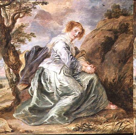 Hagar in the Desert de Peter Paul Rubens