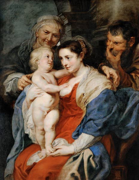 The Holy Family with Saint Anne de Peter Paul Rubens