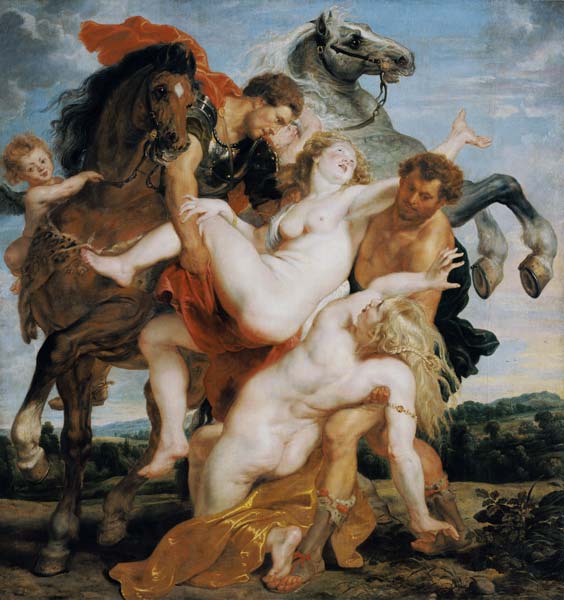 Violo de las hijas de Leucipo  de Peter Paul Rubens