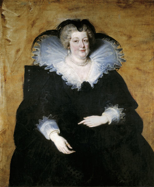 Portrait of Marie de Médici (1575-1642) de Peter Paul Rubens