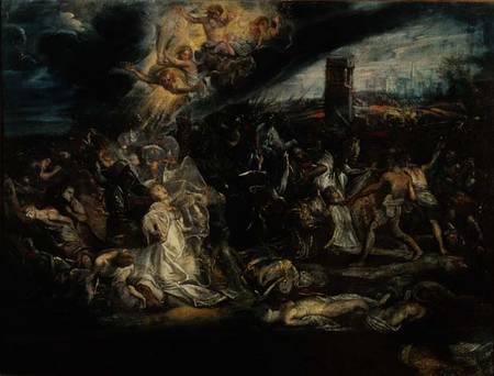 The Martyrdom of St. Ursula and the ten thousand virgins de Peter Paul Rubens