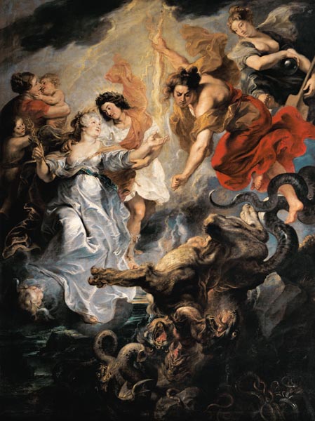 Medici cycle: The reconciliation of the queen with de Peter Paul Rubens