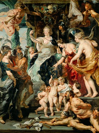 Medici cycle: The happy reign. de Peter Paul Rubens