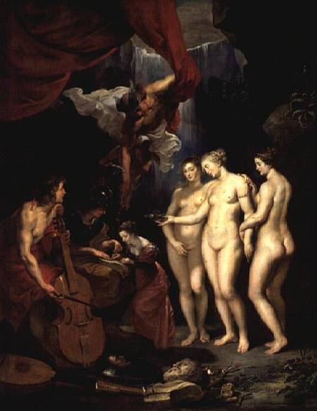 The Medici Cycle: Education of Marie de Medici (1573-1642) de Peter Paul Rubens