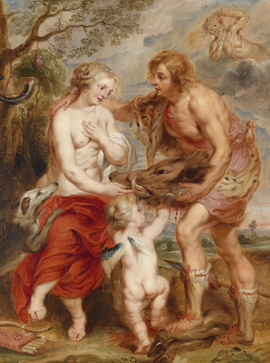 Meleager offering the Calydon boar's head to Atalanta de Peter Paul Rubens