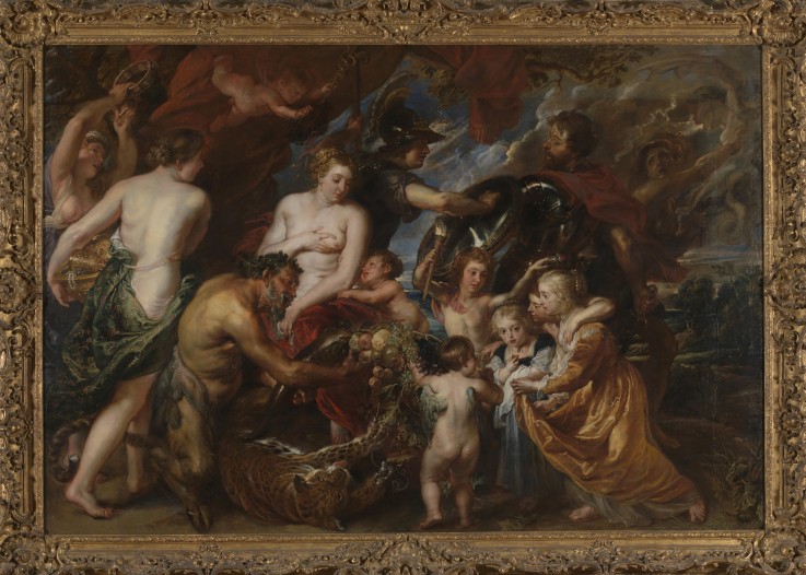Minerva protects Pax from Mars (Peace and War) de Peter Paul Rubens