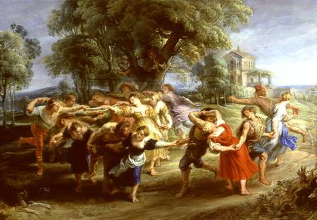 A Peasant Dance de Peter Paul Rubens