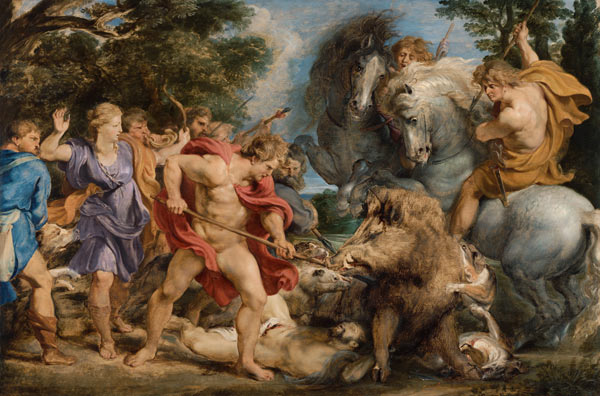 The Calydonian Boar Hunt de Peter Paul Rubens