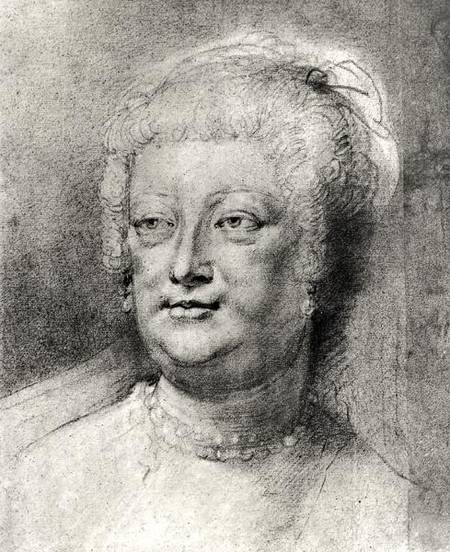 Portrait of Marie de Medici (1573-1642) de Peter Paul Rubens