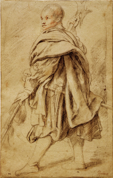P.P.Rubens, Studie eines Hellebardiers de Peter Paul Rubens