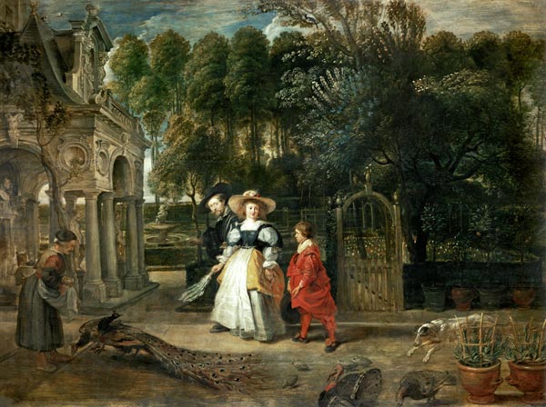 Rubens and Helene Fourment (1614-73) in the Garden de Peter Paul Rubens