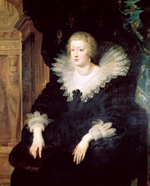 Portrait of Anne of Austria (1601-66) Infanta of Spain, Queen of France and Navarre de Peter Paul Rubens