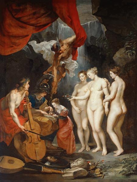 The Education of the Princess. (The Marie de' Medici Cycle) de Peter Paul Rubens
