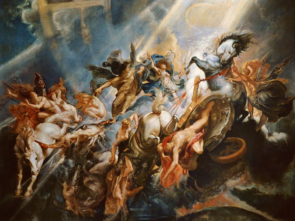 The Fall of Phaeton c.1604-08 (oil on canvas) de Peter Paul Rubens