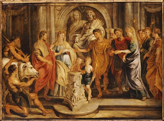The Marriages of Constantine and Fausta and of Constantia and Licinius de Peter Paul Rubens