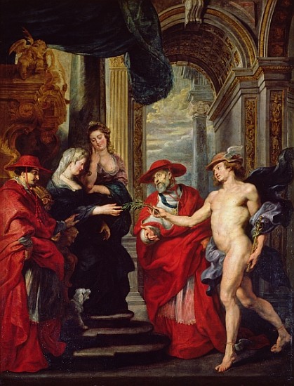 The Medici Cycle: The Treaty of Angouleme 30 April 1619, 1621-5 de Peter Paul Rubens