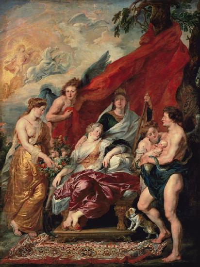 The Birth of the Dauphin at Fontainebleau (The Marie de' Medici Cycle)