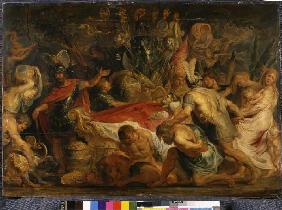 The corpse celebration of the Roman commander Deci