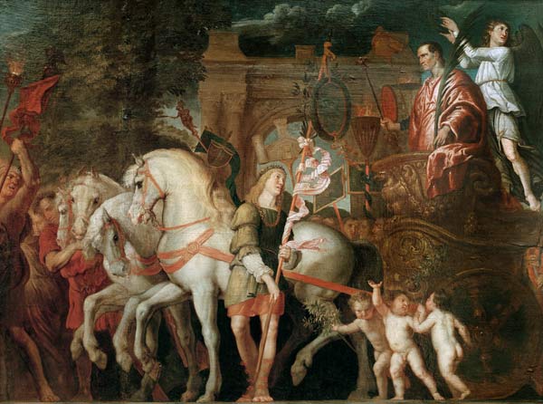 Triumph of Caesar / Rubens aft.Mantegna de Peter Paul Rubens