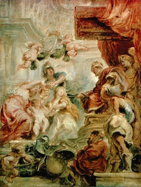 Uniting of Great Britain de Peter Paul Rubens