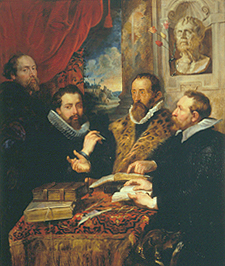 Die vier Philosophen. de Peter Paul Rubens