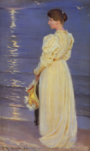 Marie, the wife of the artist. de Peder Severin  Krøyer