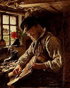 Age shoemakers in Arildsleje de Peder Severin  Krøyer
