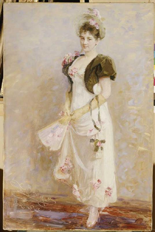 Portrait von Emma Thomsen de Peder Severin  Krøyer