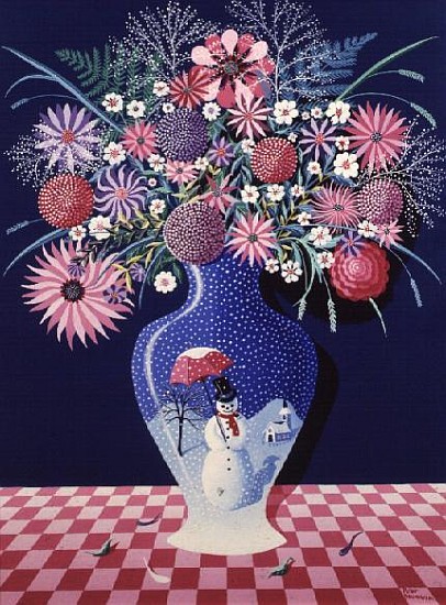 The Snowman Vase I de Peter  Szumowski
