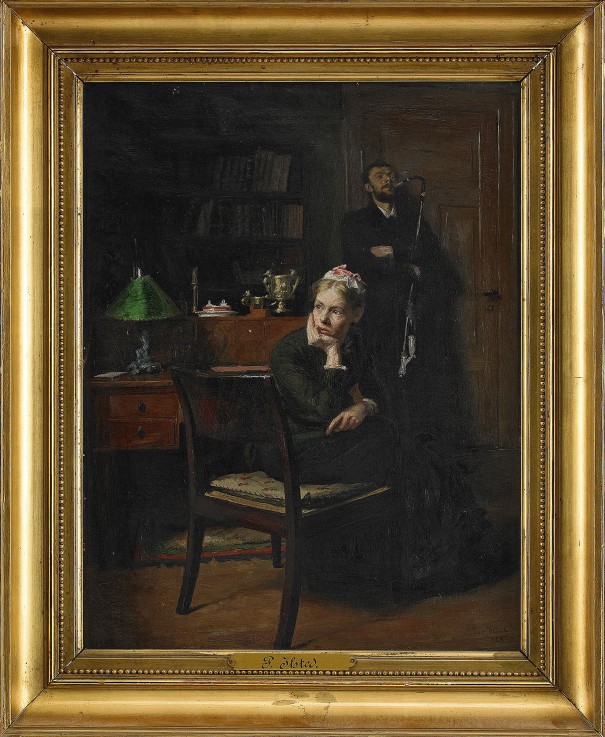 Family Scene in an Interior de Peter Vilhelm Ilsted