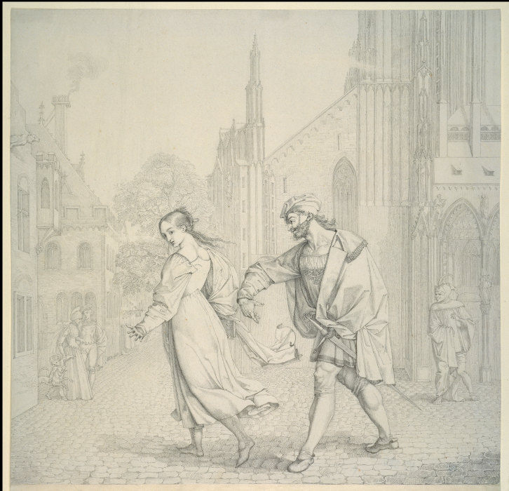 Scene upon Leaving the Church de Peter von Cornelius
