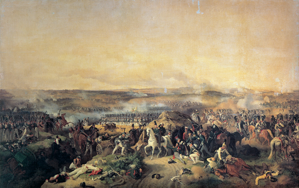 The Battle of Borodino on August 26, 1812 de Peter von Hess