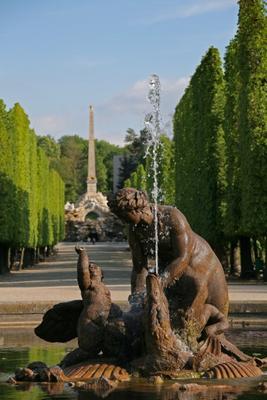 Wien, Schönbrunn, Springbrunnen, Obelisk