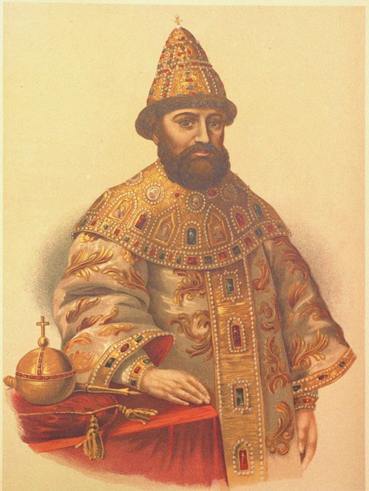 Portrait of the Tsar Michail I Fyodorovich of Russia (1596-1645) de P.F. Borel