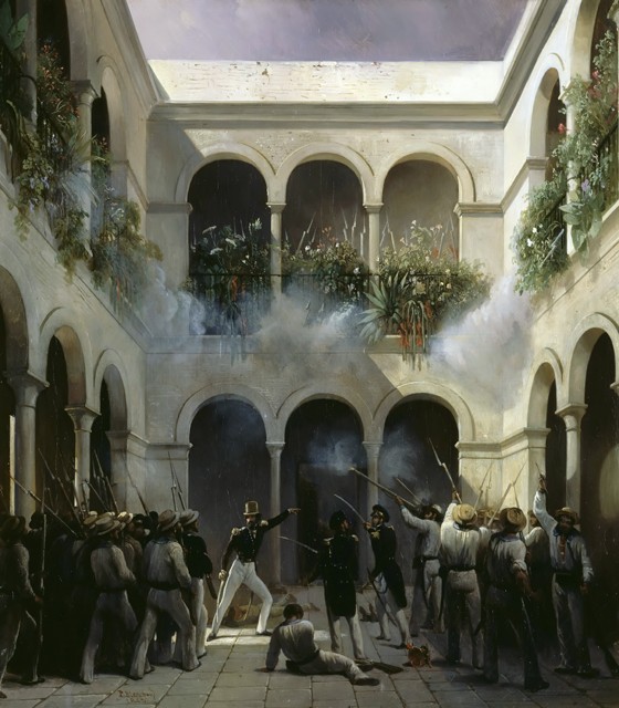 Attack of François d’Orléans, prince de Joinville in Veracruz on December 5, 1838 de Pharamond Blanchard