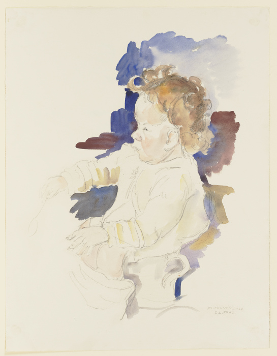 Portrait of a child de Philipp Franck
