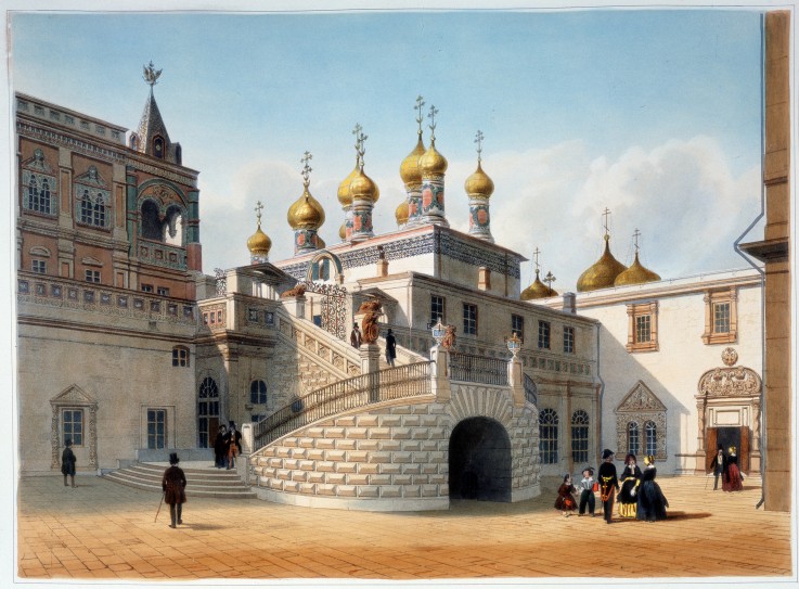 View of the Boyar Platform of the Terem Palace in the Moscow Kremlin de Philippe Benoist