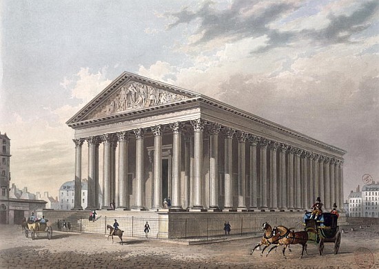 Exterior view of the Madeleine, Paris de Philippe Benoist